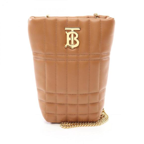 BURBERRY Brown Leather Shoulder Bag - Picture 1 of 7